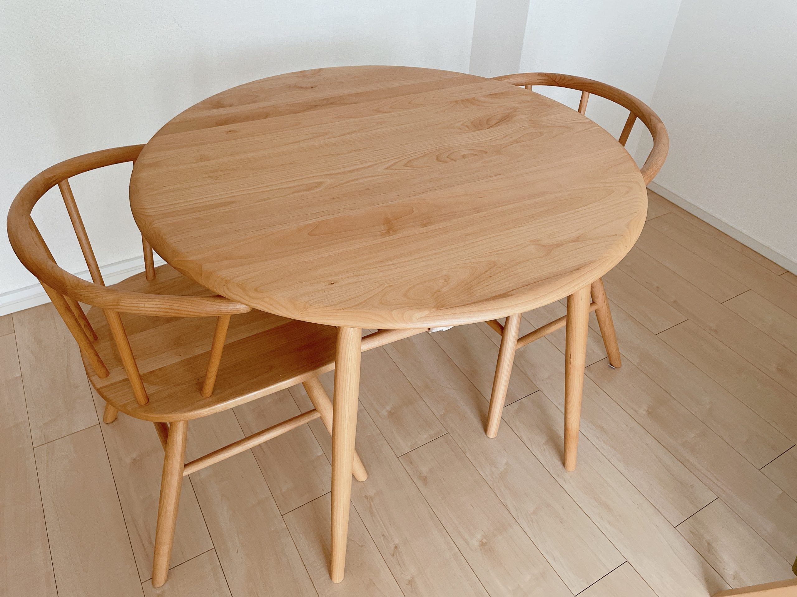 モモナチュラル丸テーブル - 東京都の家具